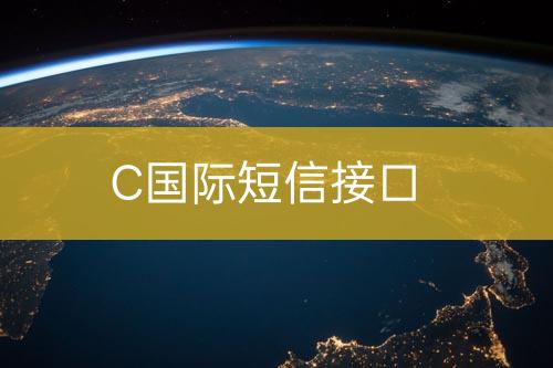 C國(guó)際短信接口