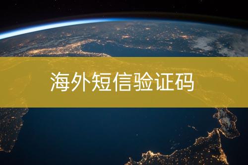 國外短信驗(yàn)證碼