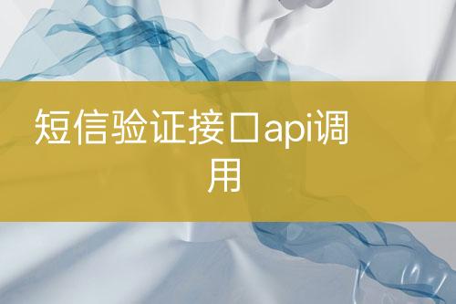 短信驗(yàn)證接口api調(diào)用